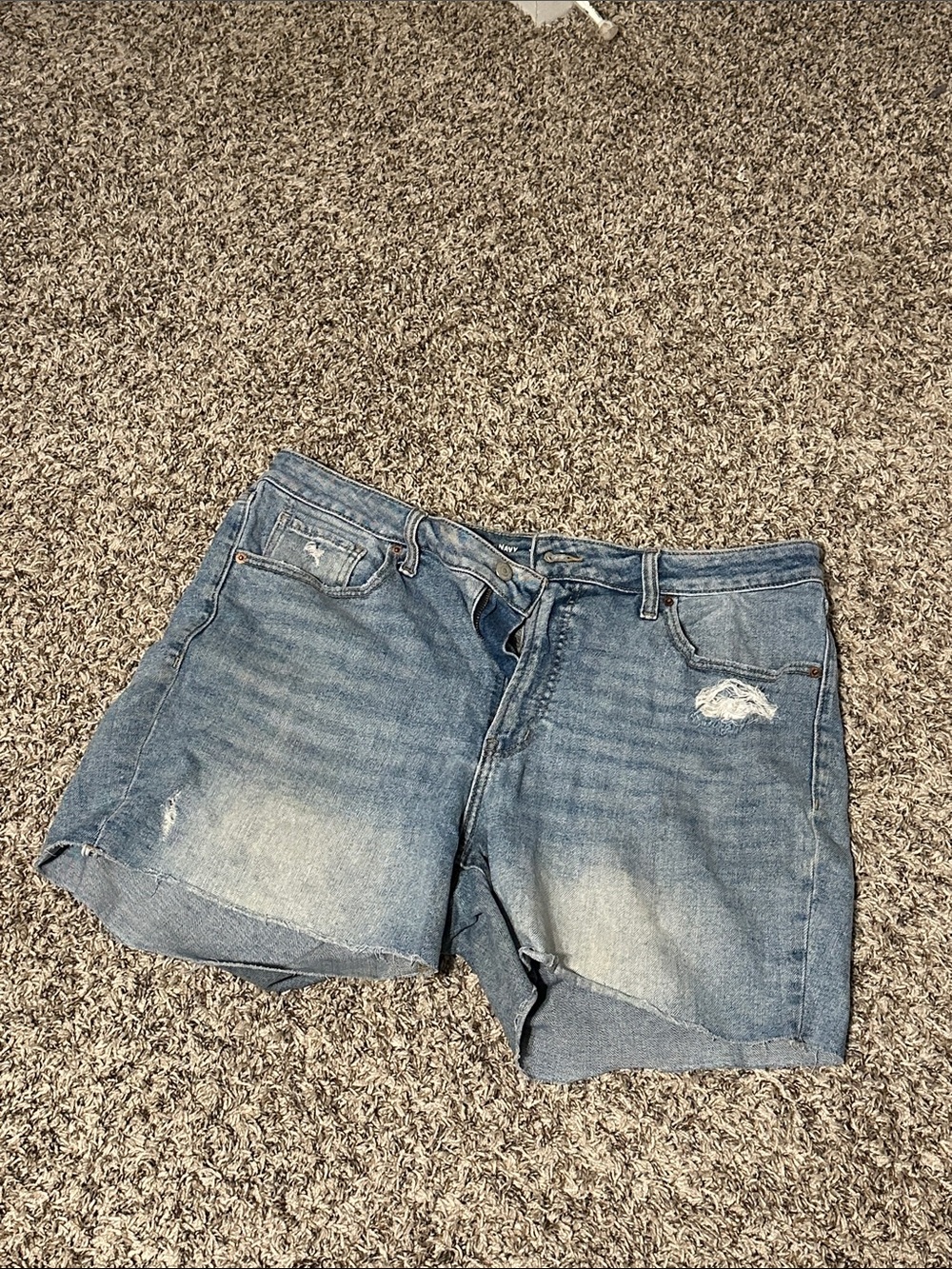 Old Navy OG straight Women’s Distressed Denim Shorts - Blue